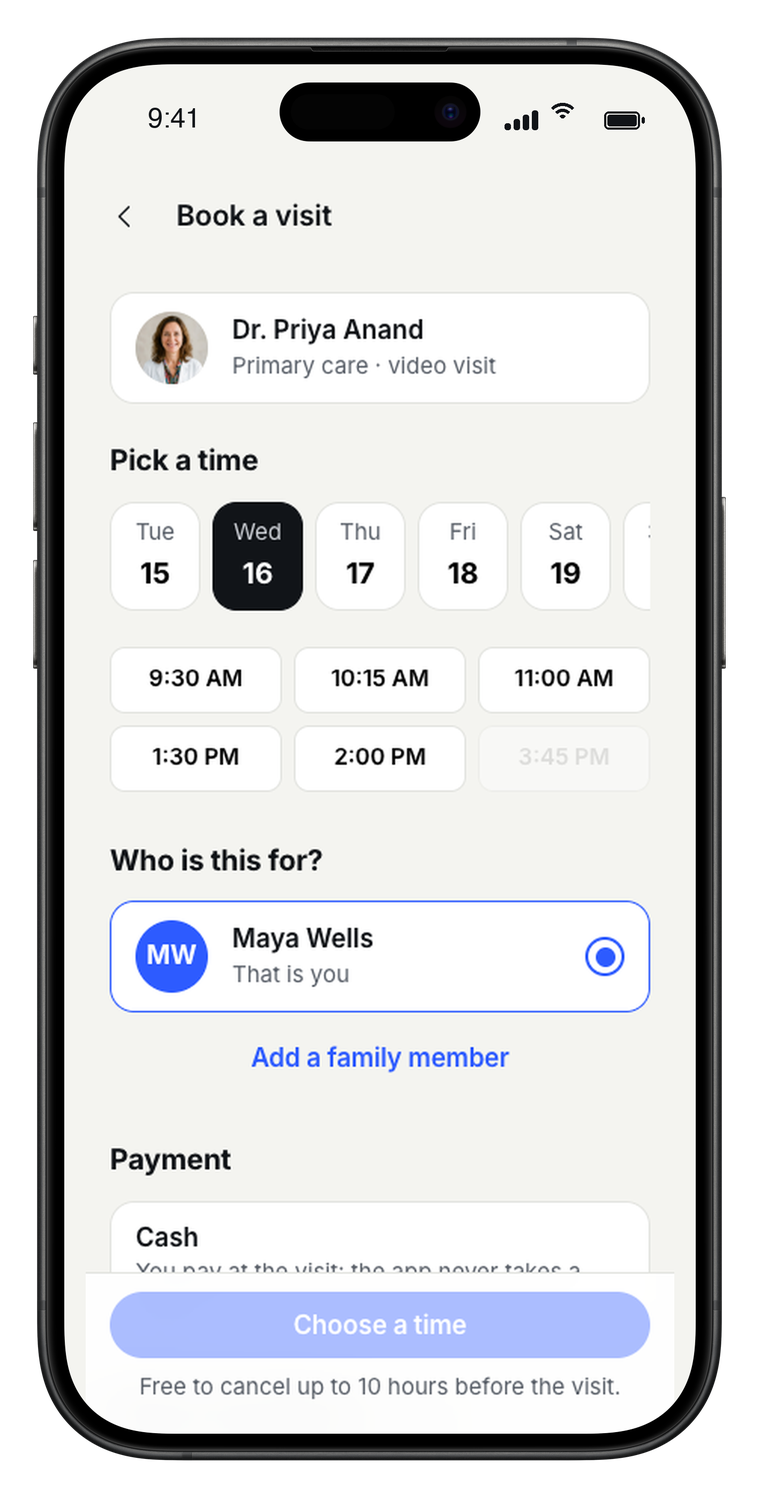 Patient app